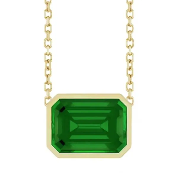 10K Yellow Gold Birthstone Bezel Pendant Moore Jewelers Laredo, TX