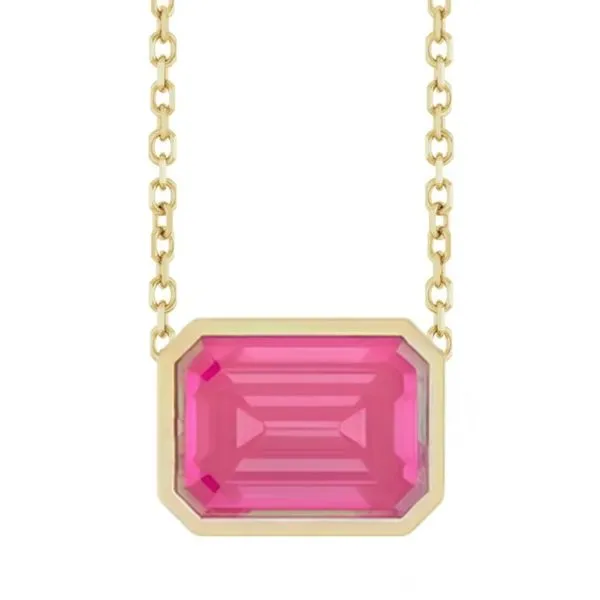 10K Yellow Gold Birthstone Bezel Pendant Moore Jewelers Laredo, TX