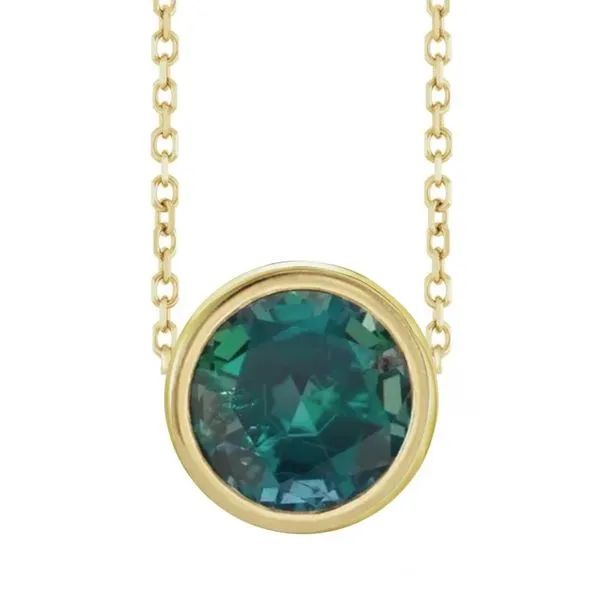 10K Yellow Gold Birthstone Bezel Pendant Moore Jewelers Laredo, TX