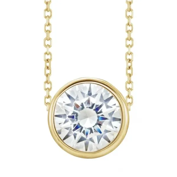 10K Yellow Gold Birthstone Bezel Pendant Moore Jewelers Laredo, TX