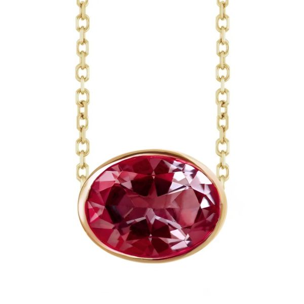 10K Yellow Gold Birthstone Bezel Pendant Moore Jewelers Laredo, TX
