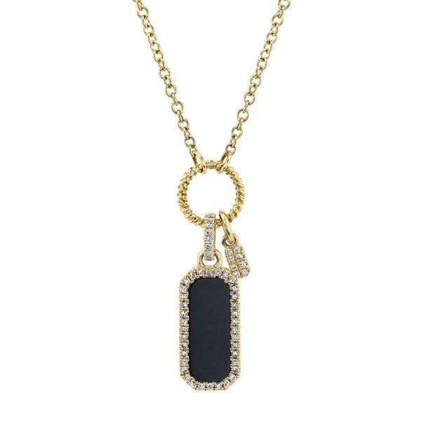 14K Yellow Gold Fashion Diamond Necklace Moore Jewelers Laredo, TX