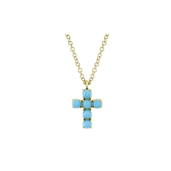 14K Yellow Gold Cross Necklace Moore Jewelers Laredo, TX