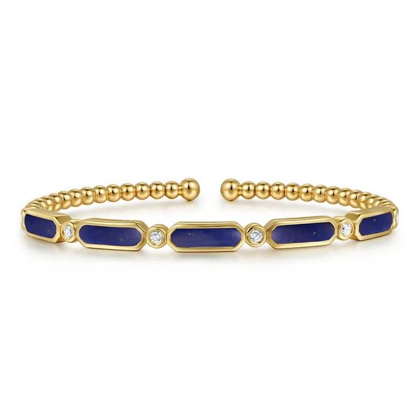 14K Gold Malachite Bujukan Cuff Bracelet Moore Jewelers Laredo, TX