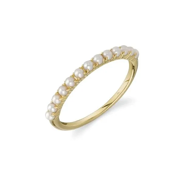 14K Yellow Gold Stackable Pearl Ring Moore Jewelers Laredo, TX