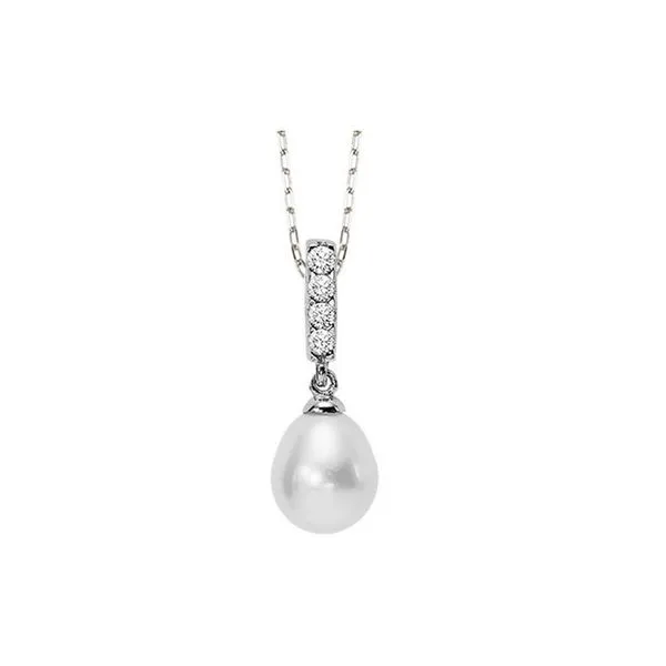 Sterling Silver Pearl Drop Necklace Moore Jewelers Laredo, TX