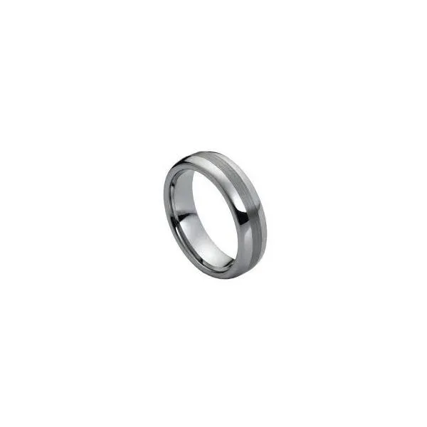 Men's Tungsten Wedding Band Moore Jewelers Laredo, TX