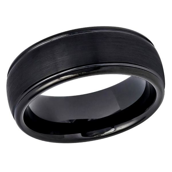 Men's Tungsten Wedding Band Moore Jewelers Laredo, TX