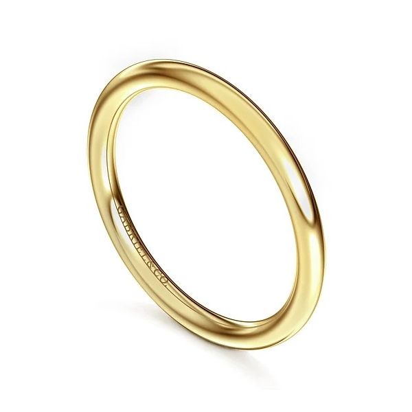 14K Yellow Gold Polished Wedding Band Moore Jewelers Laredo, TX