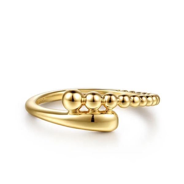 14K Yellow Gold Bypass Fashion Ring Moore Jewelers Laredo, TX