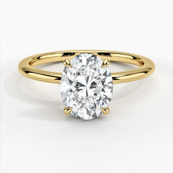 18K Yellow Gold Diamond Semi-Mount Ring Moore Jewelers Laredo, TX