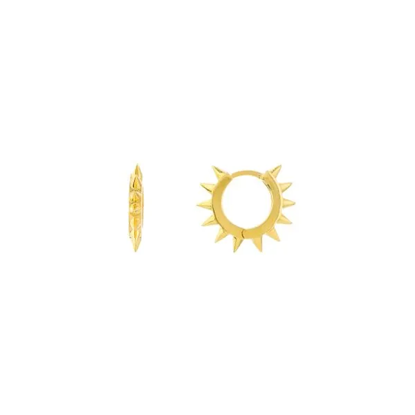 14K Yellow Gold Huggie Earrings Moore Jewelers Laredo, TX