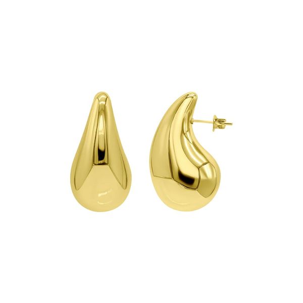 14K Yellow Gold Raindrop Studs Moore Jewelers Laredo, TX