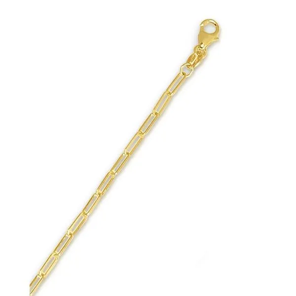 14K Gold Paperclip Chain Moore Jewelers Laredo, TX