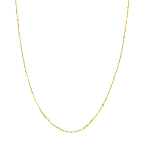 14K Yellow Gold Saturn Curb Chain Moore Jewelers Laredo, TX