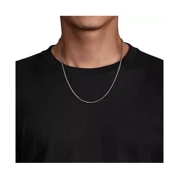 14K Yellow Gold Satin Wheat Chain Image 2 Moore Jewelers Laredo, TX