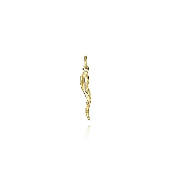 14K Yellow Gold Horn Pendant Moore Jewelers Laredo, TX