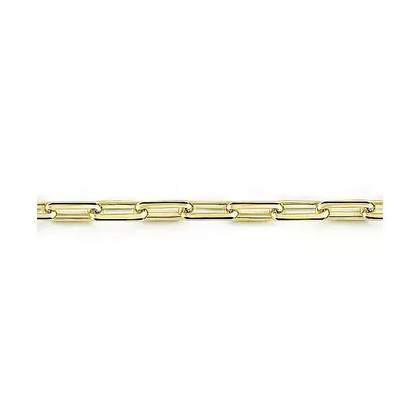 14K Yellow Gold Paper Clip Bracelet Image 2 Moore Jewelers Laredo, TX