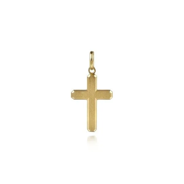 14K Yellow Gold Cross Pendant Moore Jewelers Laredo, TX