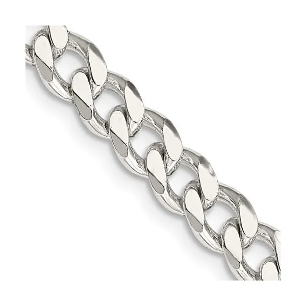 Sterling Silver Curb Chain Image 2 Moore Jewelers Laredo, TX