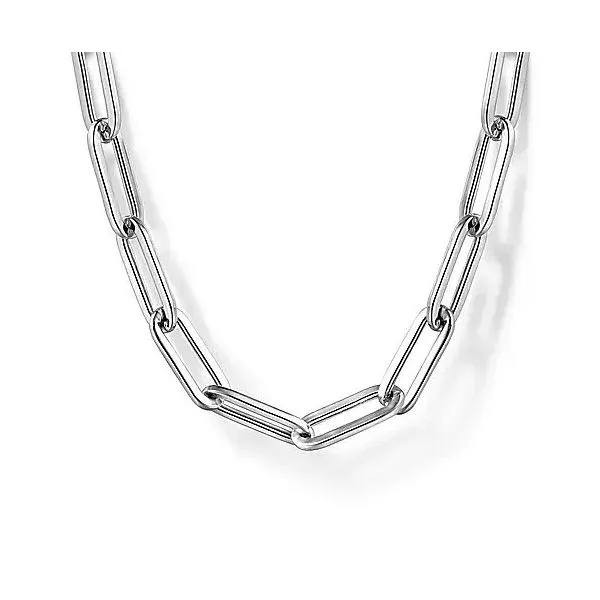 Sterling Silver Solid Paper Clip Chain Moore Jewelers Laredo, TX