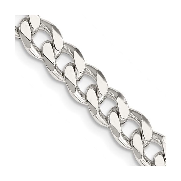 Sterling Silver Curb Chain Image 2 Moore Jewelers Laredo, TX