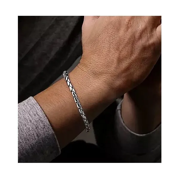 Sterling Silver Chain Bracelet Image 2 Moore Jewelers Laredo, TX