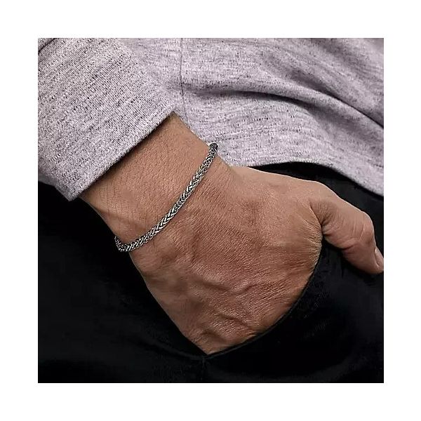 Sterling Silver Wheat Chain Bracelet Image 2 Moore Jewelers Laredo, TX