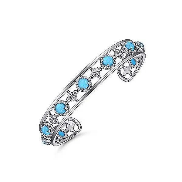Sterling Silver Station Bangle Moore Jewelers Laredo, TX