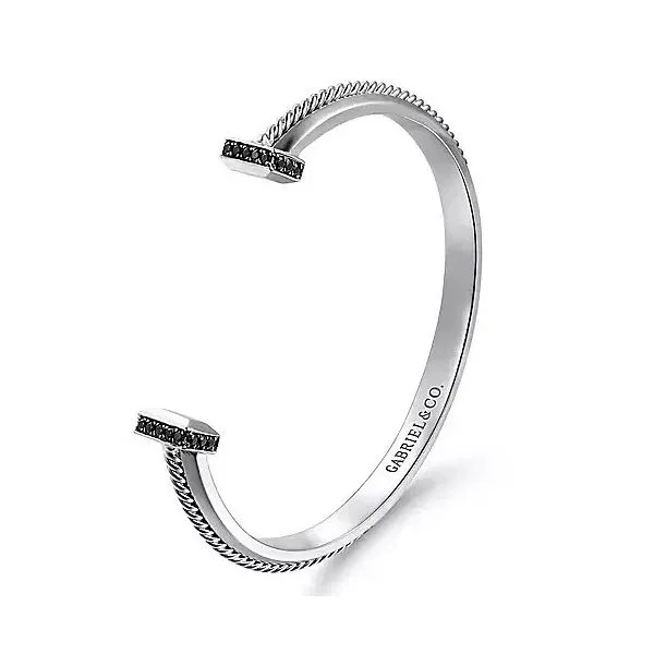 Sterling Silver Open Cuff Bracelet Image 2 Moore Jewelers Laredo, TX