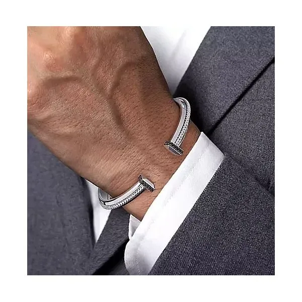 Sterling Silver Open Cuff Bracelet