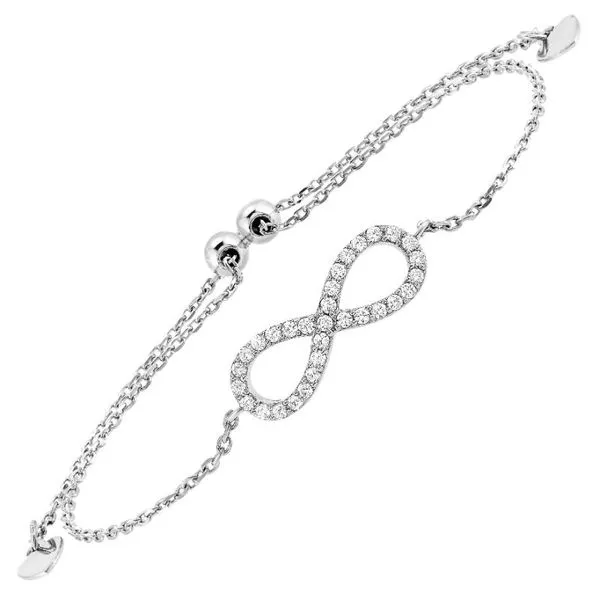 Sterling Silver Infinity Bolo Bracelet Moore Jewelers Laredo, TX