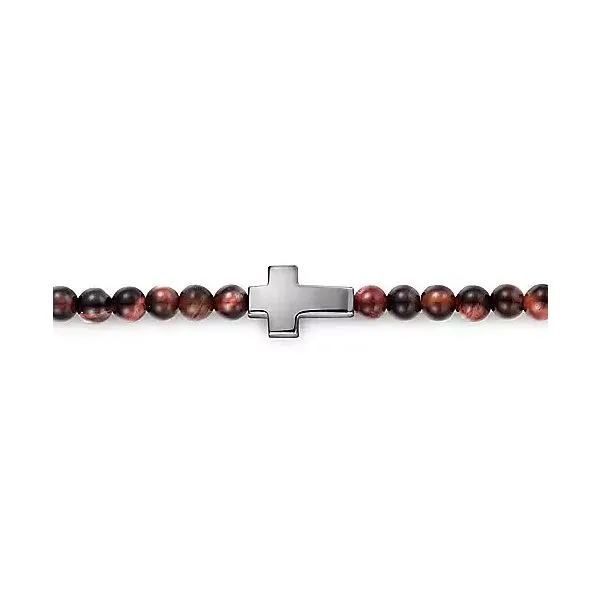 Sterling Silver Cross Bracelet Image 2 Moore Jewelers Laredo, TX