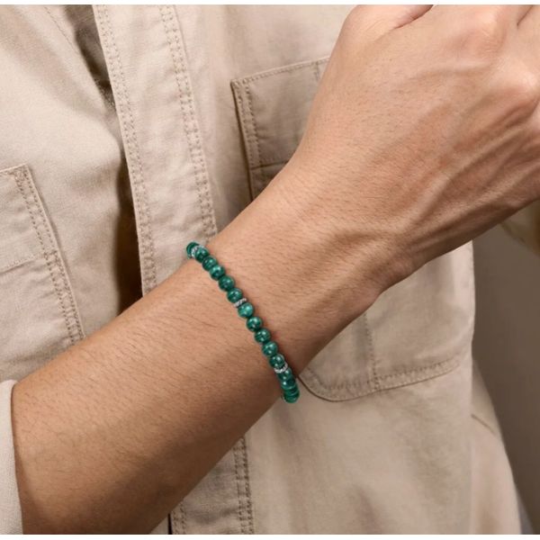 Malachite Beaded Bracelet Image 2 Moore Jewelers Laredo, TX