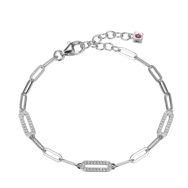 Sterling Silver Paper Clip Bracelet Moore Jewelers Laredo, TX
