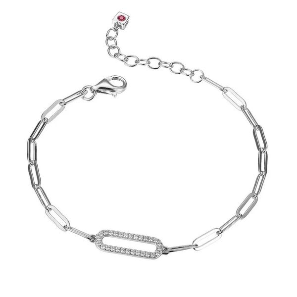 Sterling Silver Paperclip Bracelet Moore Jewelers Laredo, TX