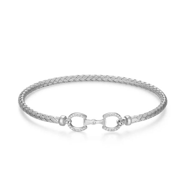 Sterling Silver Equestra Mesh Bangle Moore Jewelers Laredo, TX