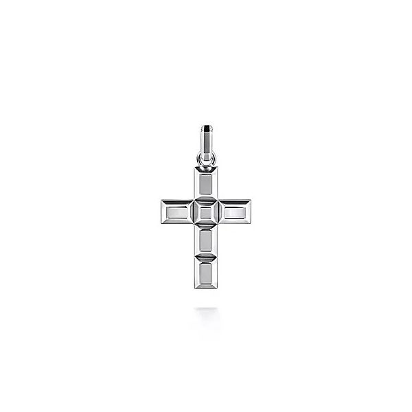 Sterling Silver Geometric Cross Pendant Moore Jewelers Laredo, TX