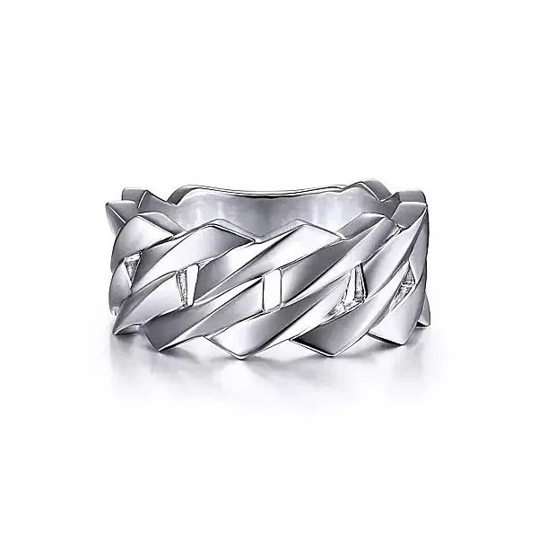 Sterling Silver Chain Link Band Moore Jewelers Laredo, TX