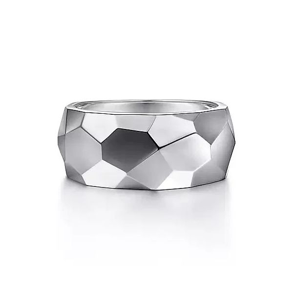 Sterling Silver Faceted Band Moore Jewelers Laredo, TX