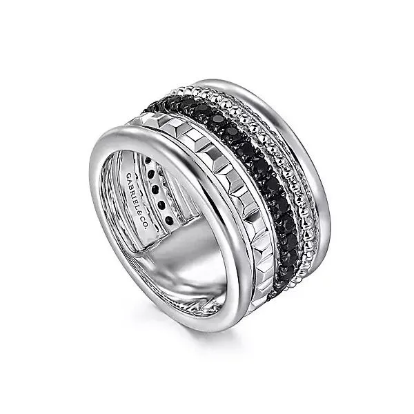 Sterling Silver Stackable Ladies Ring Image 2 Moore Jewelers Laredo, TX