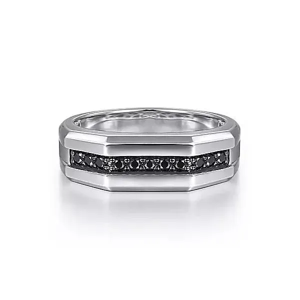 Sterling Silver Ring with Black Spinel Moore Jewelers Laredo, TX