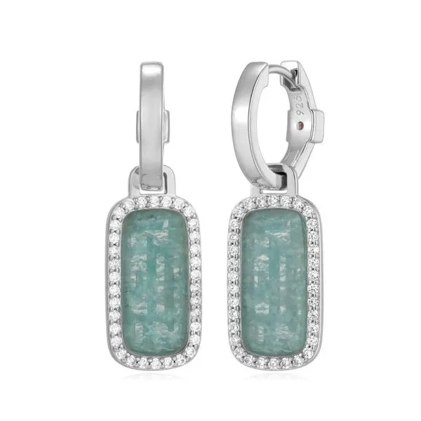 Sterling Silver Huggie Drop Earrings Moore Jewelers Laredo, TX