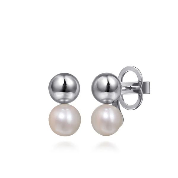 Sterling Silver Fresh Water Pearl Stud Earrings Moore Jewelers Laredo, TX
