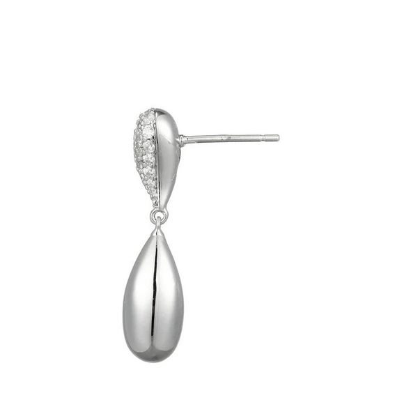 Sterling Silver Dangle Earrings Image 2 Moore Jewelers Laredo, TX
