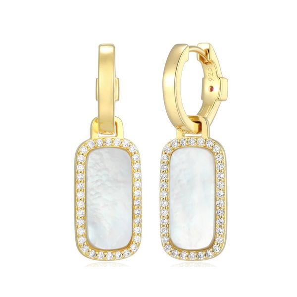 Sterling Silver Huggie Drop Earrings Moore Jewelers Laredo, TX