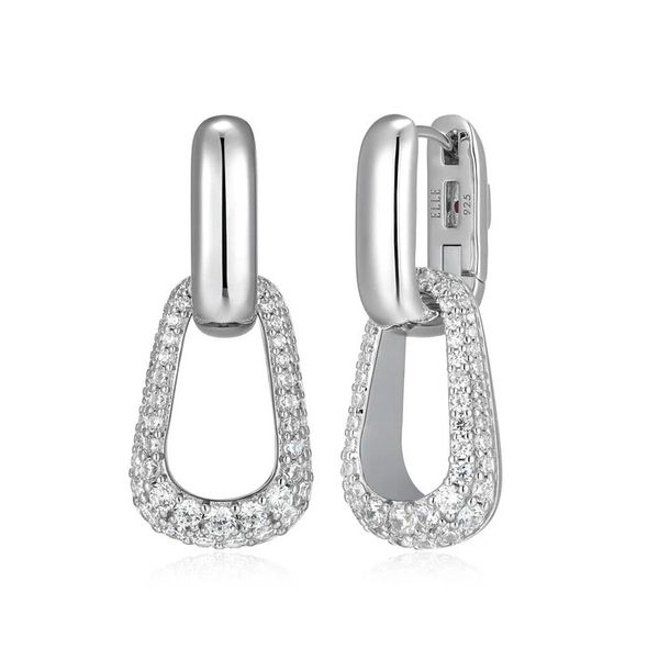 Sterling Silver Drop Link Earrings Moore Jewelers Laredo, TX