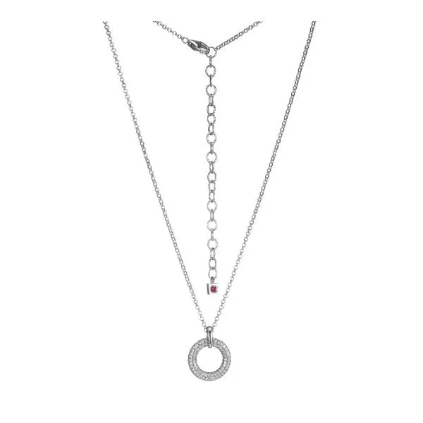 Sterling Silver Circle Necklace Moore Jewelers Laredo, TX