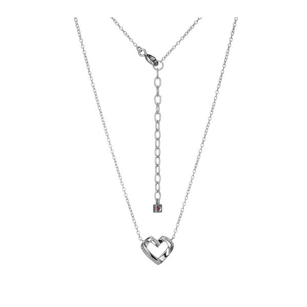 Sterling Silver Heart Necklace Moore Jewelers Laredo, TX