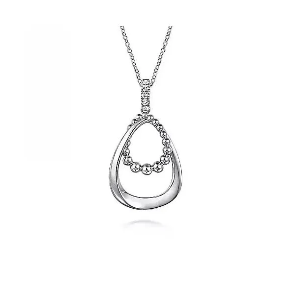 Sterling Silver  Bujukan Pendant Drop Necklace Moore Jewelers Laredo, TX
